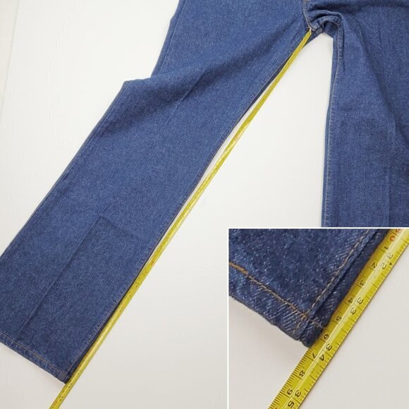 Levi's Vintage Orange Tab 517 Jeans Made in USA Men's "38x34" Actual 36x34 NWOT - Picture 7 of 12